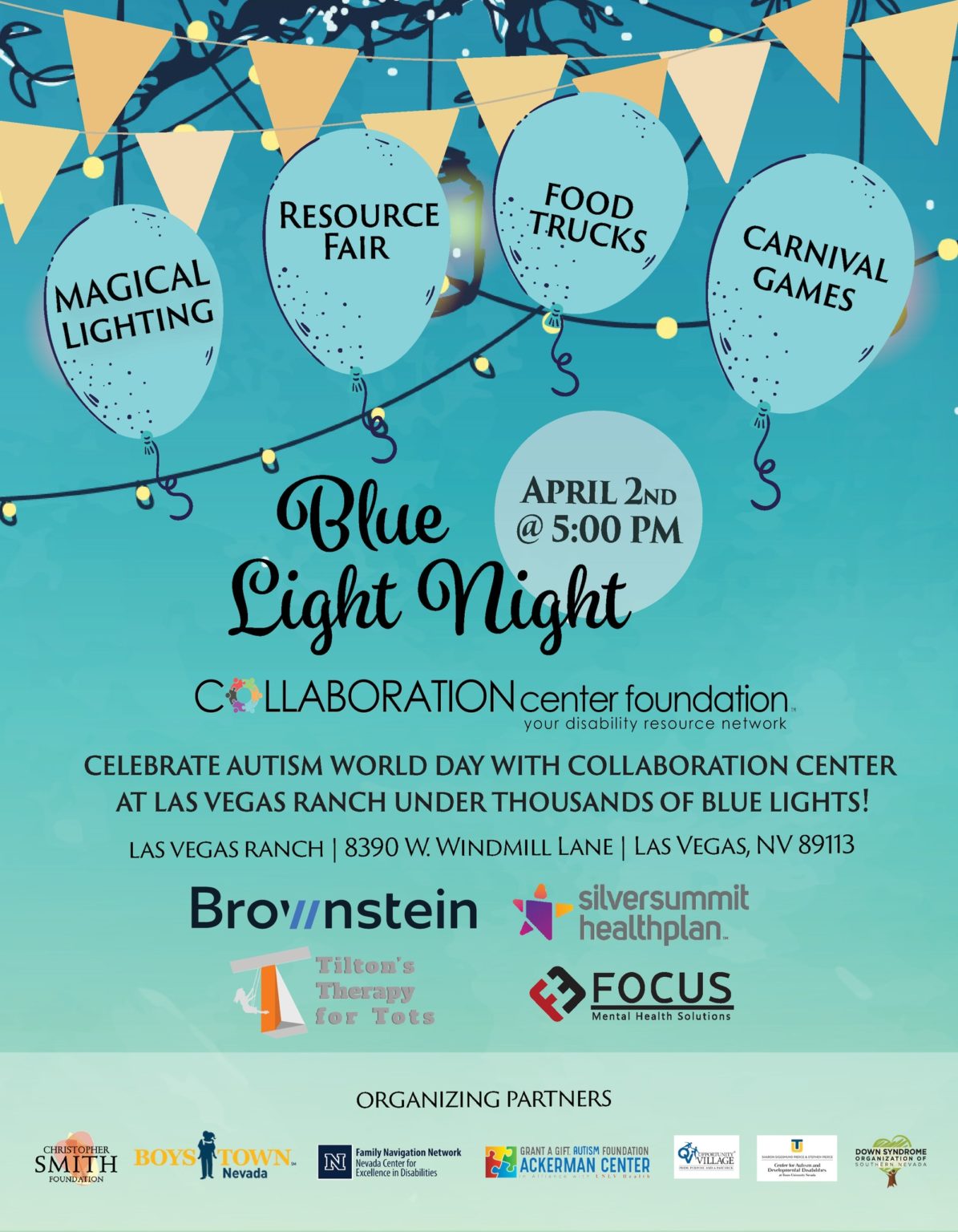 Collaboration Center Foundation Hosts Blue Light Night for Autism ...